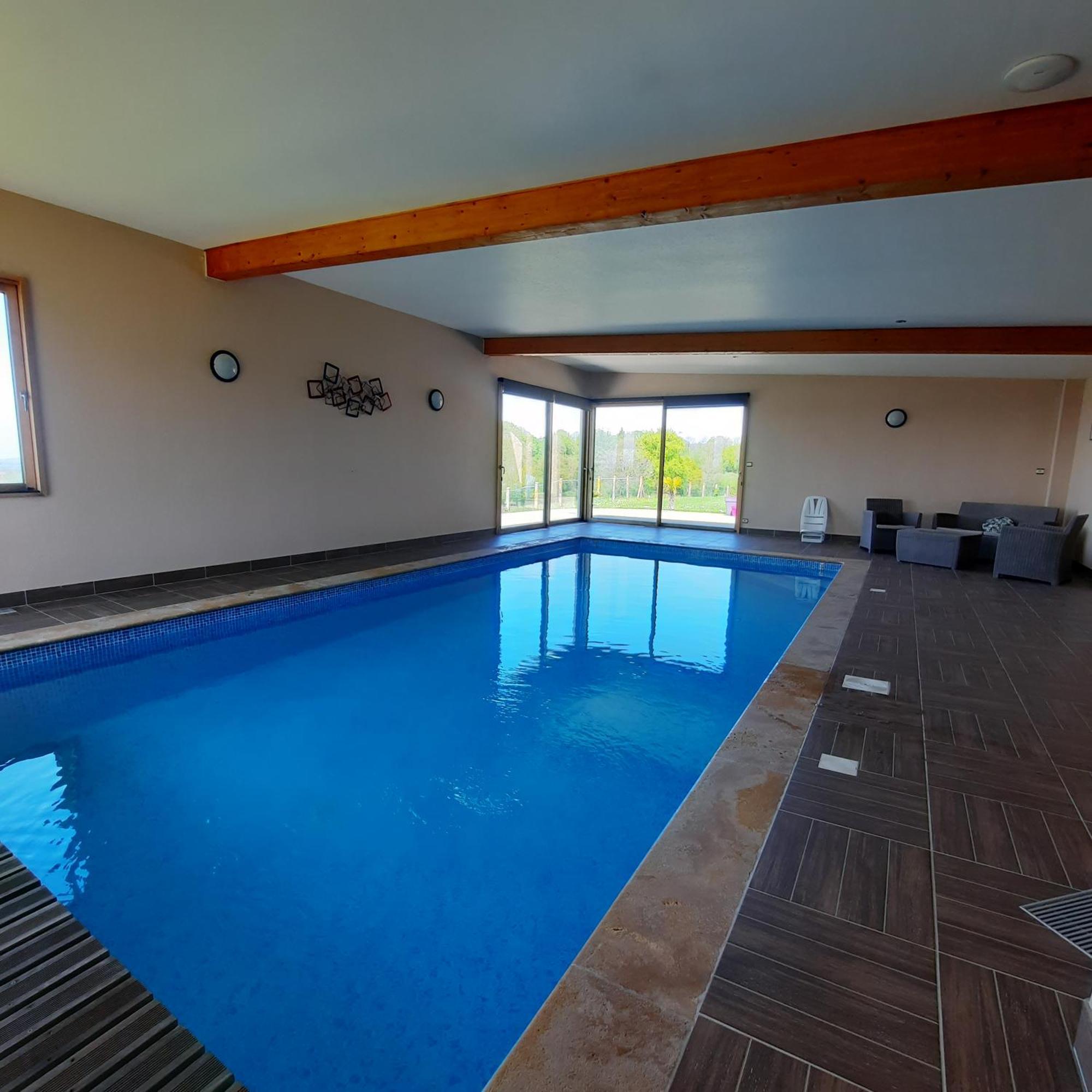 Magnifique Villa Avec Piscine Interieure Saint-Pois Εξωτερικό φωτογραφία